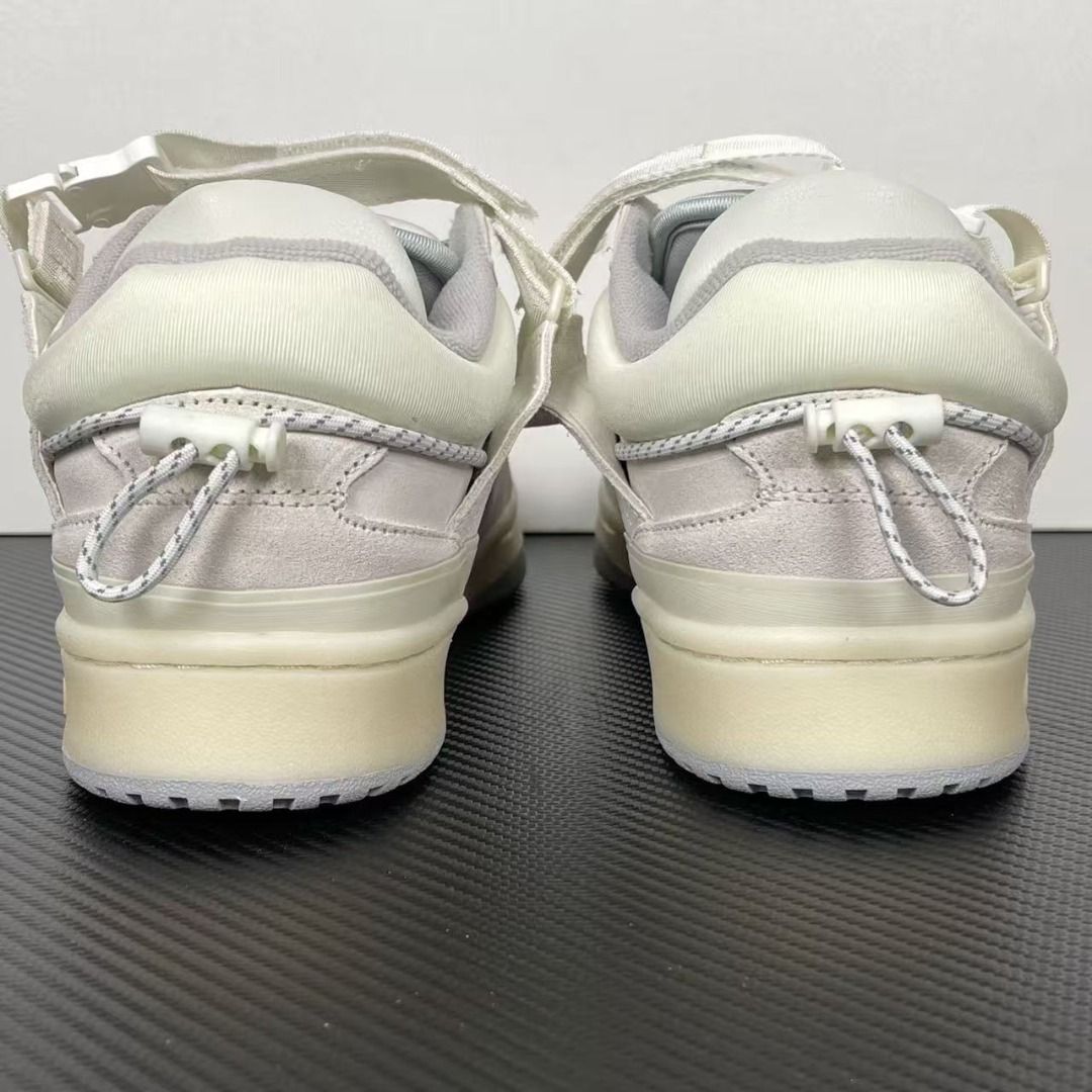Bad Bunny x adidas originals FORUM 壞痞兔 板鞋 white rice gray白米灰, 男裝, 鞋, 波鞋 ...