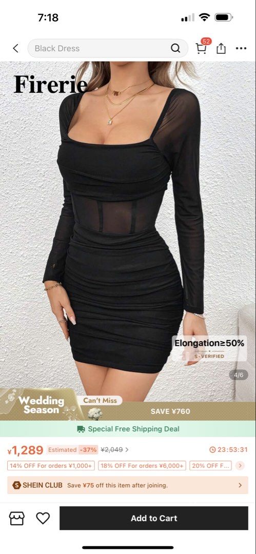 Black Ruched Bodycon Dress (Category: Dresses) located in Lapu Lapu. Submitted by kasurin (Listing ID 1428985915, Image 2). Description: Nice quality. Ordered when K was in Japan but never used..