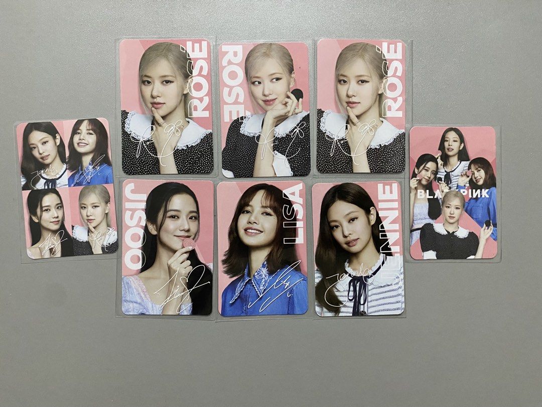 Blackpink Oreo Photocards (Category: K-Wave Merchandise) located in Manila. Submitted by eliahh (Listing ID 1428918615, Image 1). Description: -₱150 Take all -₱25 per pc.