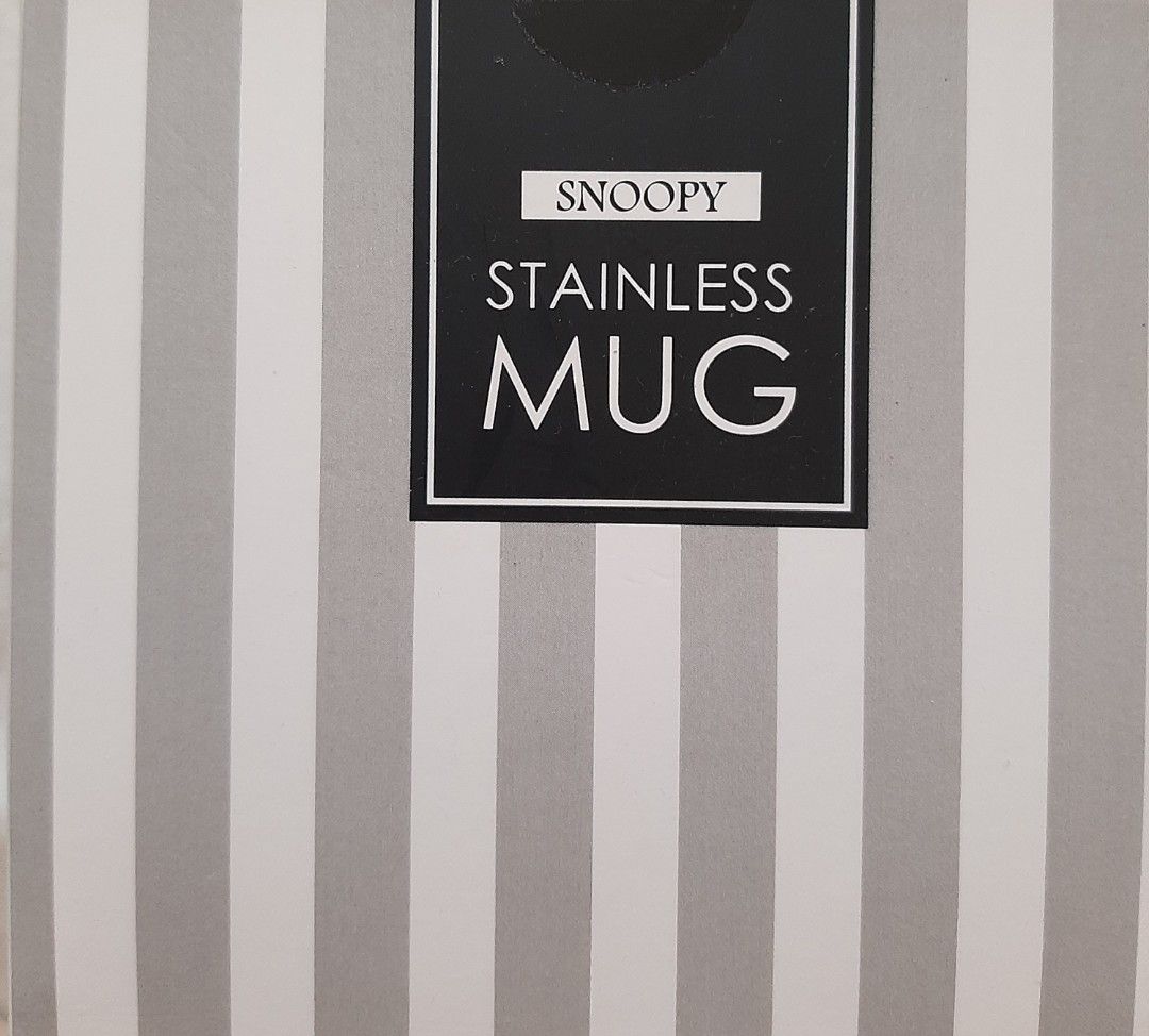 brand new authentic Snoopy stainless mug