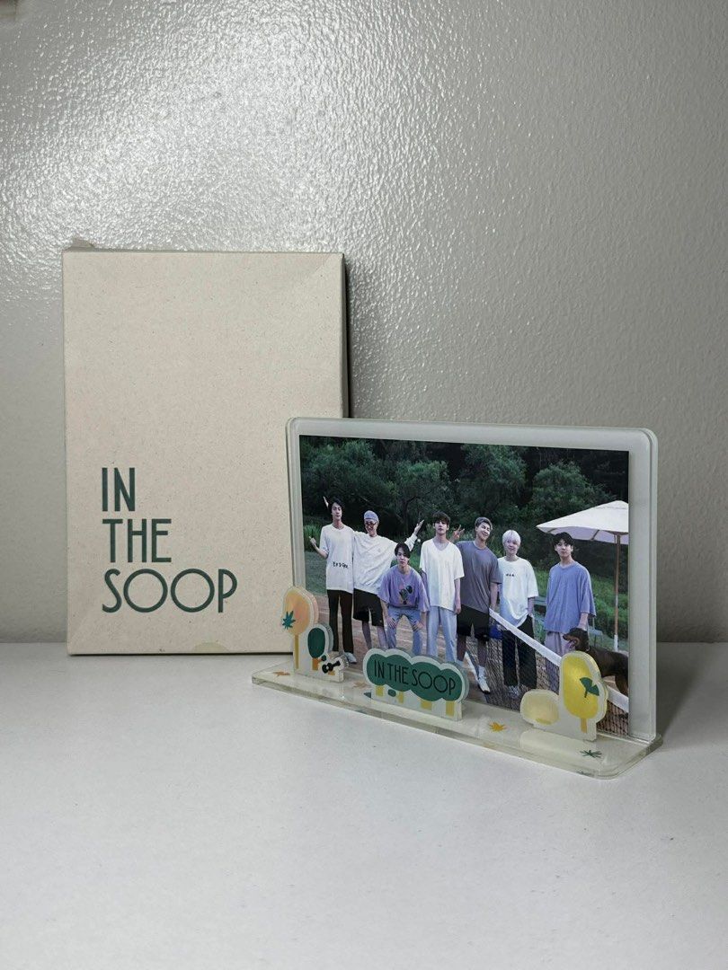 BTS MERCH IN THE SOOP ACRYLIC FRAME (Category: K-Wave Merchandise) located in Manila. Submitted by d_n_a_1 (Listing ID 1428922079, Image 3). Description: BTS MERCH IN THE SOOP ACRYLIC FRAME for sale | wts lfb bts merch | in the soop acrylic frame: ₱600 inclusions: - acrylic frame - acrylic decor - 3 postcards rfs: decluttering / semi quitting sale loc: sampaloc, manila shipping fee to be shouldered by buyer pick up via lalamove / self pick up mee