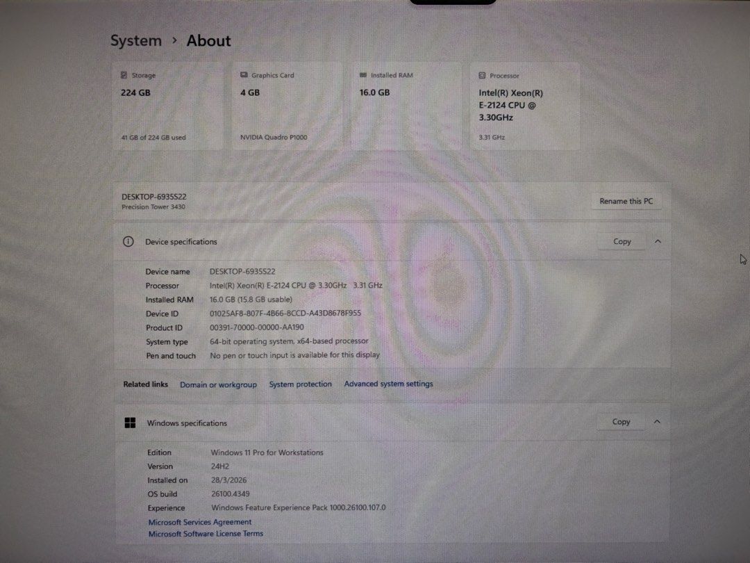 Dell Precision 3430 Desktop Computer413268397681561602