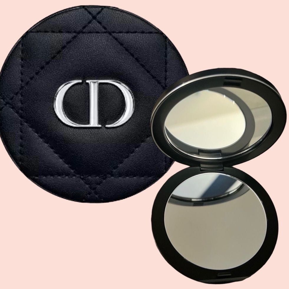 Dior Compact Mirror (Category: Makeup) located in Bulacan. Submitted by bewiisimaax (Listing ID 1428806921, Image 2). Description: Dior Double-sided Compact Mirror (with box and pouch) 📝 Authentic GWP. Limited slots only..