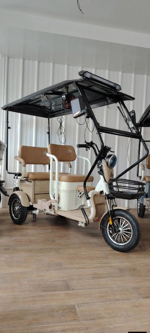 Ebike Affortable Electric 3 wheels (Category: Home Improvement Tools & Accessories) located in Manila. Submitted by dolorchris69891 (Listing ID 1428894312, Image 2). Description: Affordable Electric 3-Wheels! LightSpeed V8 MAX! Aesthetic Design! Powered By 1000 Watts Motor 48v 20ah Battery Lead Acid Size 10 Tube Less Tires Aesthetic Design! With Crownlight With Mini Fan With Automatic Wiper With Sidemirror With Trapal.