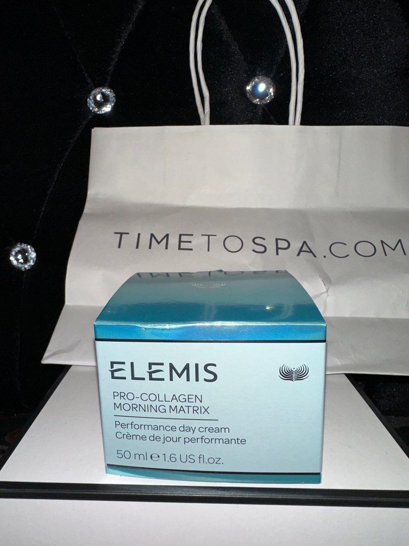 Elenis Pro-Collagen Morning Matrix (Category: Face Care) located in Makati City. Submitted by rozanovxhollander (Listing ID 1428968196, Image 1). Description: Elemis Pro-Collagen Morning Matrix – Brand New, Authentic NEGOTIABLE 🤭 Purchased as a gift from a luxury salon aboard the Crystal Serenity cruise ship for approximately $210 USD. This was personally used on me during a professional facial — and the results were stunning. Elemis is a presti