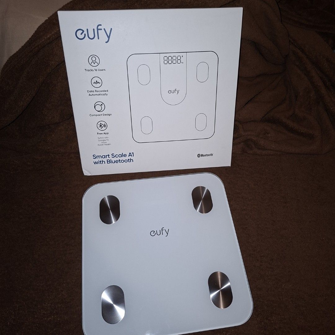 Eufy Smart weight Scale A1 with Bluetooth (Category: Health Monitors & Weighing Scales) located in Pasig City. Submitted by thethinkers (Listing ID 1428923885, Image 1). Description: This is available as long as this is posted/visible listing. You may message me with the answer to the following questions once you are fully decided to purchase, should you need further thinking and canvassing you may just save the listing for future reference. 1. W