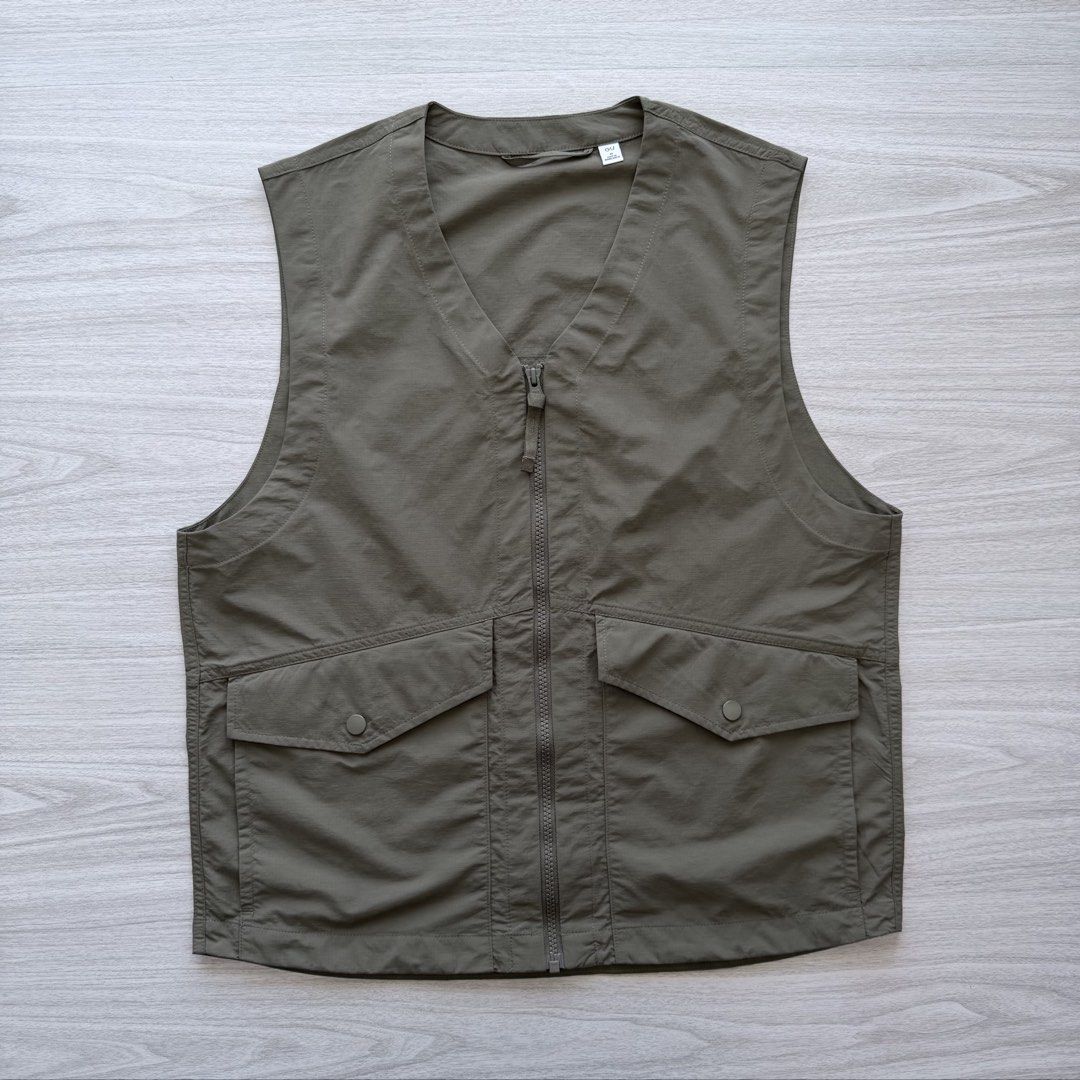 GU Zip-up Utility Vest (Category: Vests) located in Zamboanga. Submitted by timelytreasuresthrift (Listing ID 1428881066, Image 3). Description: GU Zip-up Utility Vest Ripstop Excellent condition Actual measurements: 25 Length 21 Width Php 700 + sf.