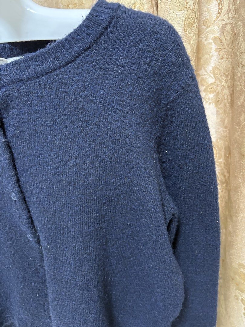 H&M Navy Blue Cardigan - Size M (Category: Coats, Jackets and Outerwear) located in Taguig. Submitted by cmdcn (Listing ID 1428877746, Image 3). Description: .