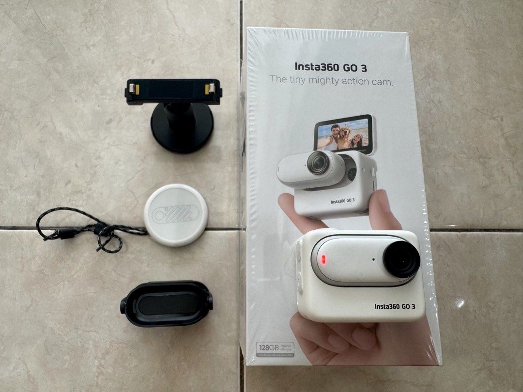 Insta360 GO 3 Action Camera 128GB (Category: Cameras) located in Petaling Jaya. Submitted by amihayashi (Listing ID 1428871735, Image 1). Description: Insta360 GO 3 128GB (Condition 8/10) Letting go of my Insta360 GO 3. Best camera for vlogging and travel. * 128GB Internal Storage * Condition 8/10 (Looks good, works perfectly) * Battery life is still excellent * Includes all standard accessories First come, first served!.