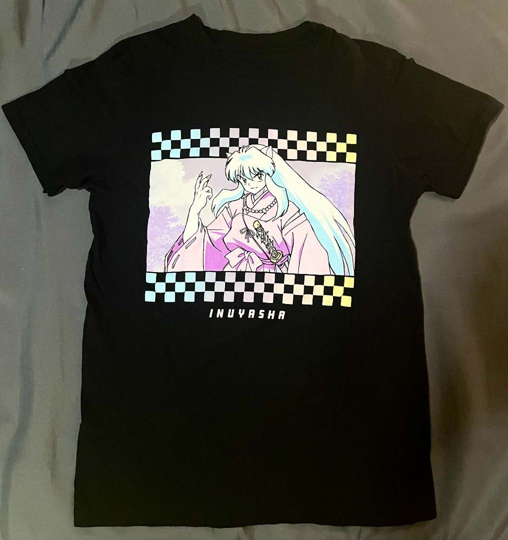InuYasha Anime Graphic T-Shirt - Small (Category: Tshirts & Polo Shirts ) located in Pateros City. Submitted by muunmuun (Listing ID 1428862810, Image 1). Description: Authentic InuYasha graphic T-Shirt ready to wear. please see other images for specific measurements.