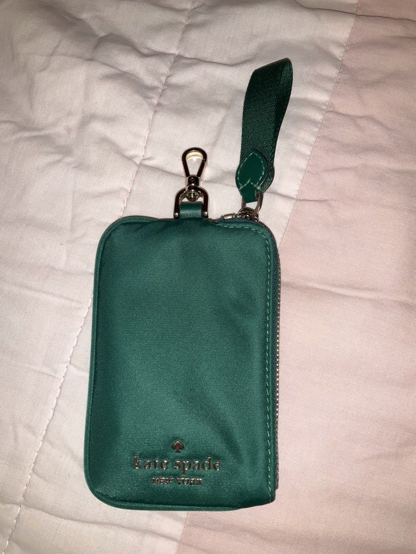 Kate Spade Green Wallet/Card Holder (Category: Wallets & Card holders) located in Quezon City. Submitted by rafaselle (Listing ID 1428820761, Image 2). Description: - 100% Authentic - Well-used for a few months then stored - No issues RFS: decluttering, need funds Payment via GCash or bank transfer only Shipping from Commonwealth QC via Grab, Lalamove or Gogo Xpress.