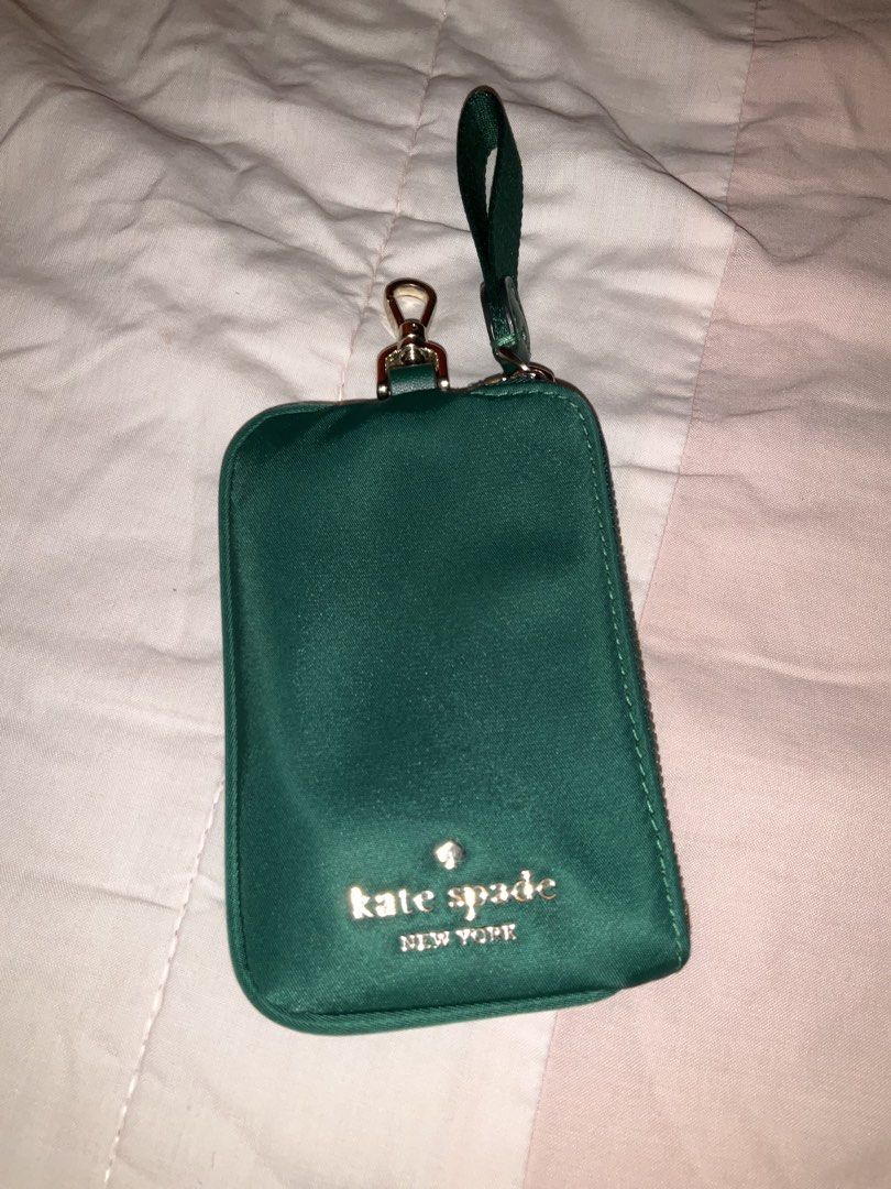 Kate Spade Green Wallet/Card Holder (Category: Wallets & Card holders) located in Quezon City. Submitted by rafaselle (Listing ID 1428820761, Image 1). Description: - 100% Authentic - Well-used for a few months then stored - No issues RFS: decluttering, need funds Payment via GCash or bank transfer only Shipping from Commonwealth QC via Grab, Lalamove or Gogo Xpress.