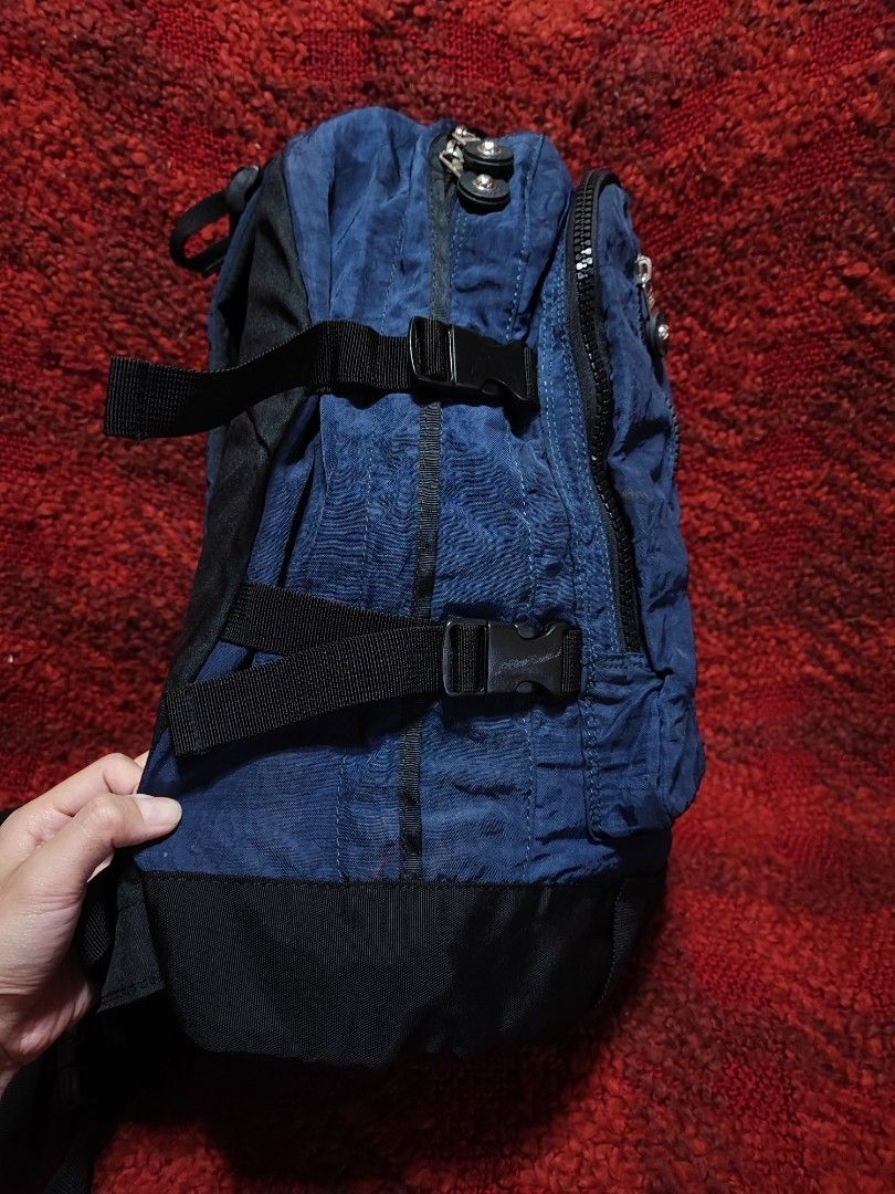 Kipling Blue Backpack (Category: Backpacks) located in Baguio. Submitted by jayrgijc52758 (Listing ID 1428860912, Image 3). Description: Kipling vintage backpack Large With chest and hip belt In very good condition 700.