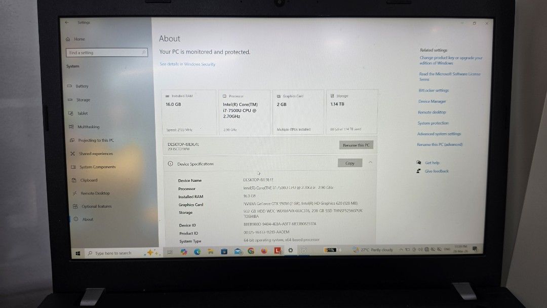 Lenovo ThinkPad Laptop - E570412345579330621442