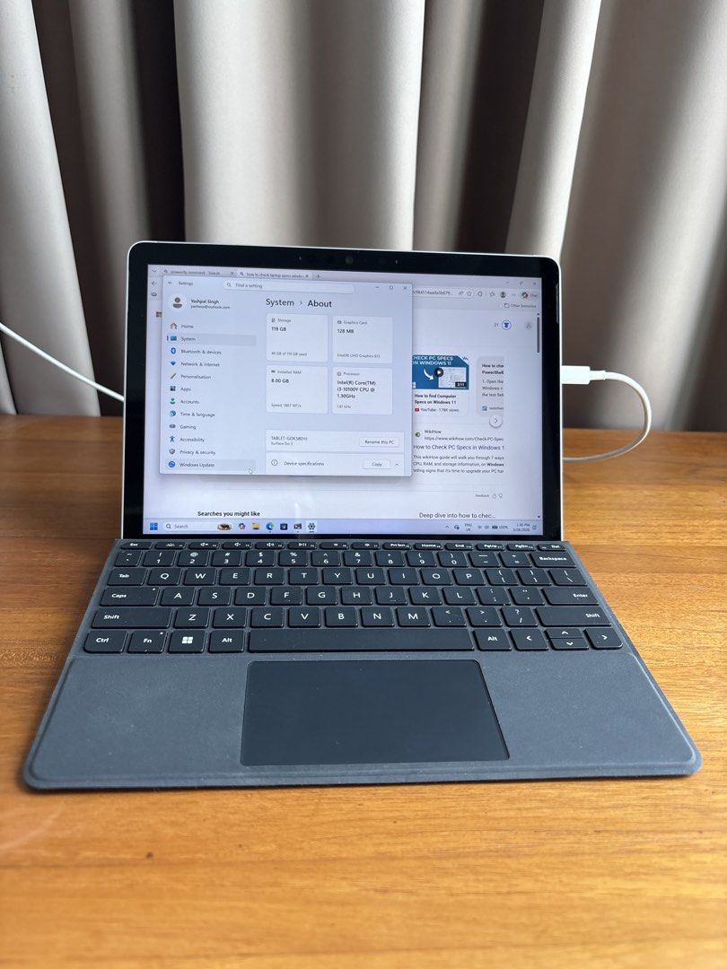 Microsoft Surface Go 3 Tablet - i3 with 8GB RAM, 128GB Storage