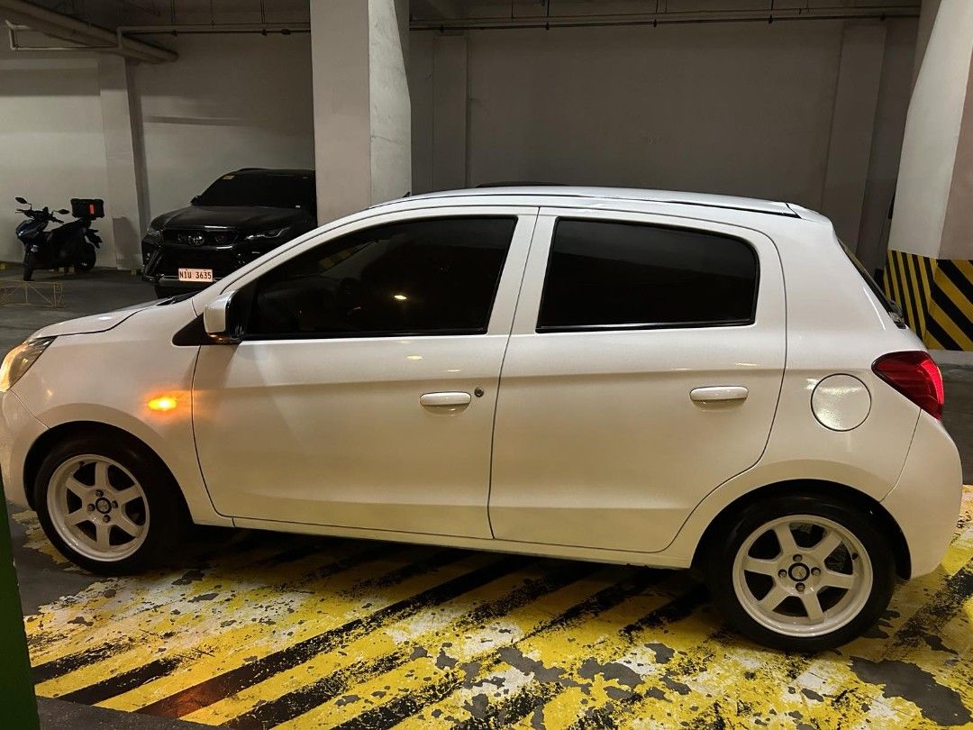 Mitsubishi Mirage GLX Hatchback Manual (Category: Used Cars) located in Caloocan City. Submitted by jaypster_p (Listing ID 1428954278, Image 2). Description: Unit: Mitsubishi Mirage Year Model: 2013 Make: Hatchback Variant: GLX Diesel or Gas: Gas Transmission: Manual Mileage: (59,271) Color: White Asking Price: 250K.