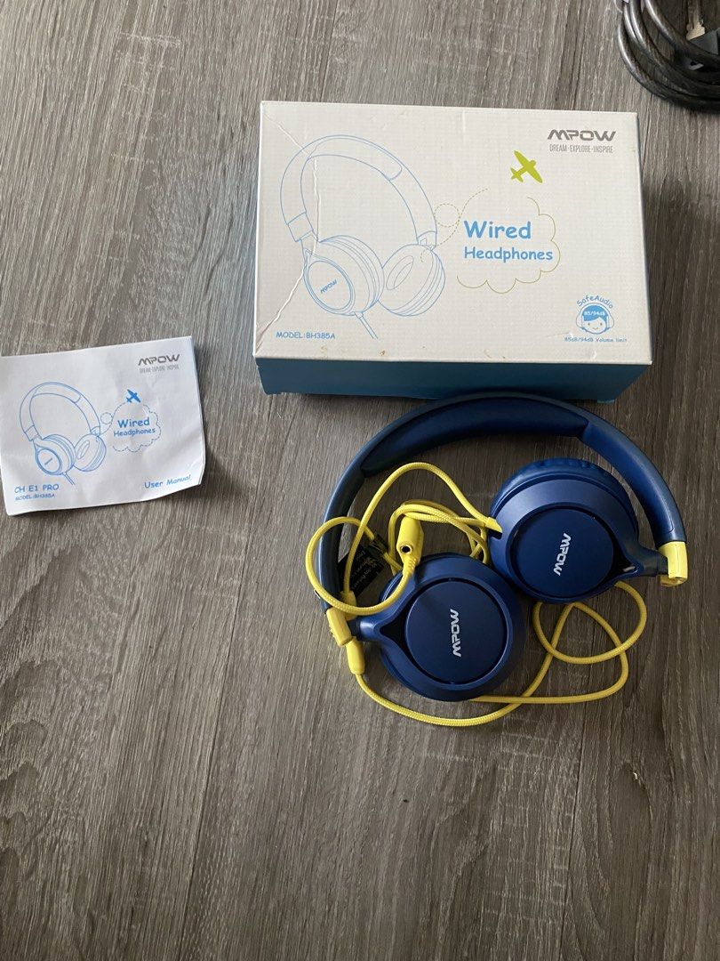 Mpow Wired Headphones BH385A - Blue
