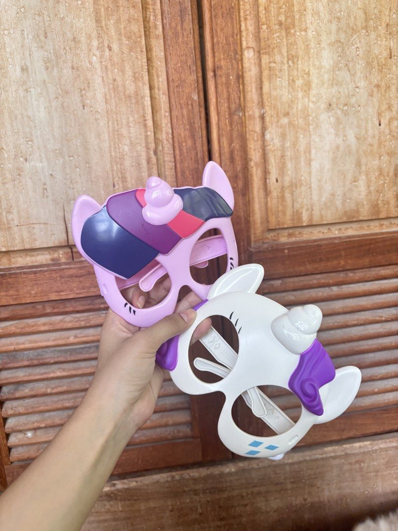 My Little Pony Masks (Category: Character Goods) located in Cabatuan. Submitted by desrceio (Listing ID 1428807926, Image 2). Description: 350 for all Mcdonalds collection.