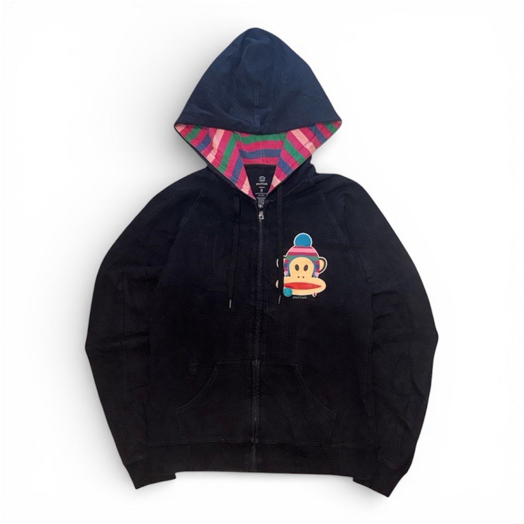 Paul Frank Zip-Up Hoodie (Category: Hoodies) located in Manila. Submitted by thrift_outfyt (Listing ID 1428877663, Image 1). Description: FOR SALE 🏷️ dimes L 23 W 17 color rate 8.0/10 issue: missing ball in print .