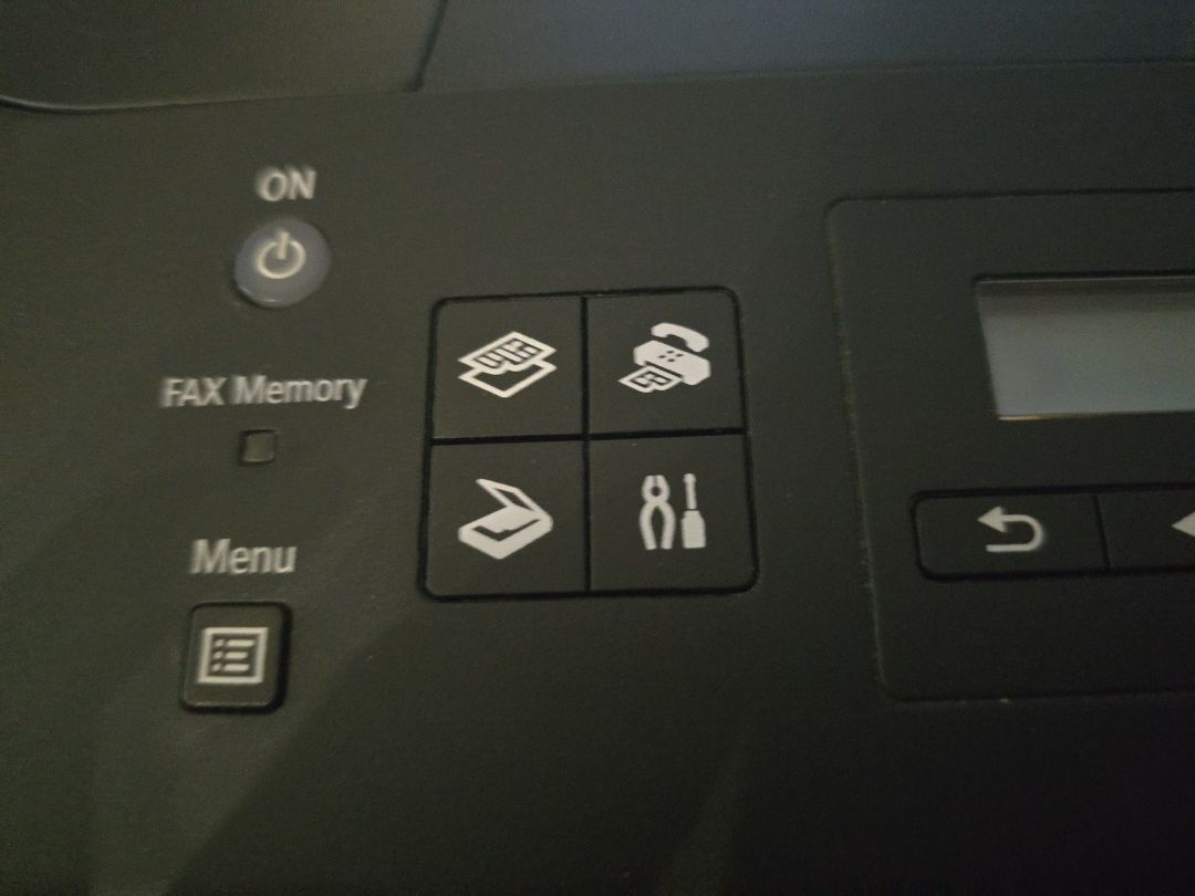 Printer with copier and scanner function (Category: Printers, Scanners & Copiers) located in Klang. Submitted by vnij88 (Listing ID 1428886511, Image 2). Description: CANON Printer (MX457) features printing, Faxing, scanning, copying and other functions..