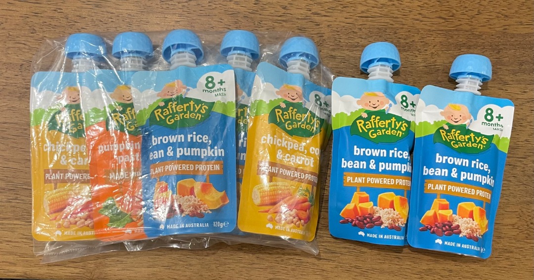 Rafferty's Garden Baby Food Pouches (8+ months), Babies & Kids, Nursing ...