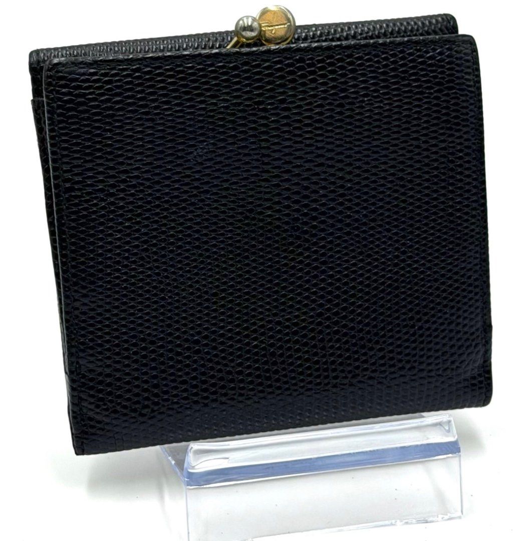 Salvatore Ferragamo Black Leather Wallet (Category: Luxury Bags & Wallets) located in Tarlac. Submitted by vectorreyes (Listing ID 1428902197, Image 2). Description: Salvatore Ferragamo Vara Bow Trifold Compact Wallet in black lizard skin embossed leather Code: 223058 💯 authentic original .