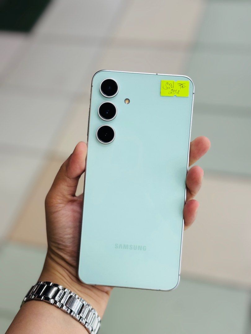 Samsung S24 FE 8/256GB Openline NTC approved no issues (Category: Samsung) located in San Juan City. Submitted by najihahtelecomshop2018 (Listing ID 1428938410, Image 1). Description: Legit Store | Original unit FOR SALE | TRADE / SWAP ▫️INSTALLMENT thru: 🔸Credit Card (straight / installment) 🔸Ggives / Gcredit + 6% interest 🔸Spay Later + 6% interest (RFS: Buy and Sell any kinds of Gadgets) Description: Smasung S24 Fe 5G 8/256 NTC APPROVED Open