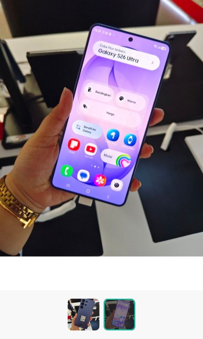 Samsung S26 ULTRA 16GB/1TB (Kategori: Samsung) berada di Jakarta Pusat. Dikirim oleh billyandr05322 (ID iklan 1428806131, Gambar 1). Deskripsi: kondisi unit baru dan msih disegel,gbr iklan hnya sbg cntoh. ram16GB internal 1TB,spefikasi detail cek mbah google aja. harga nego tipis..