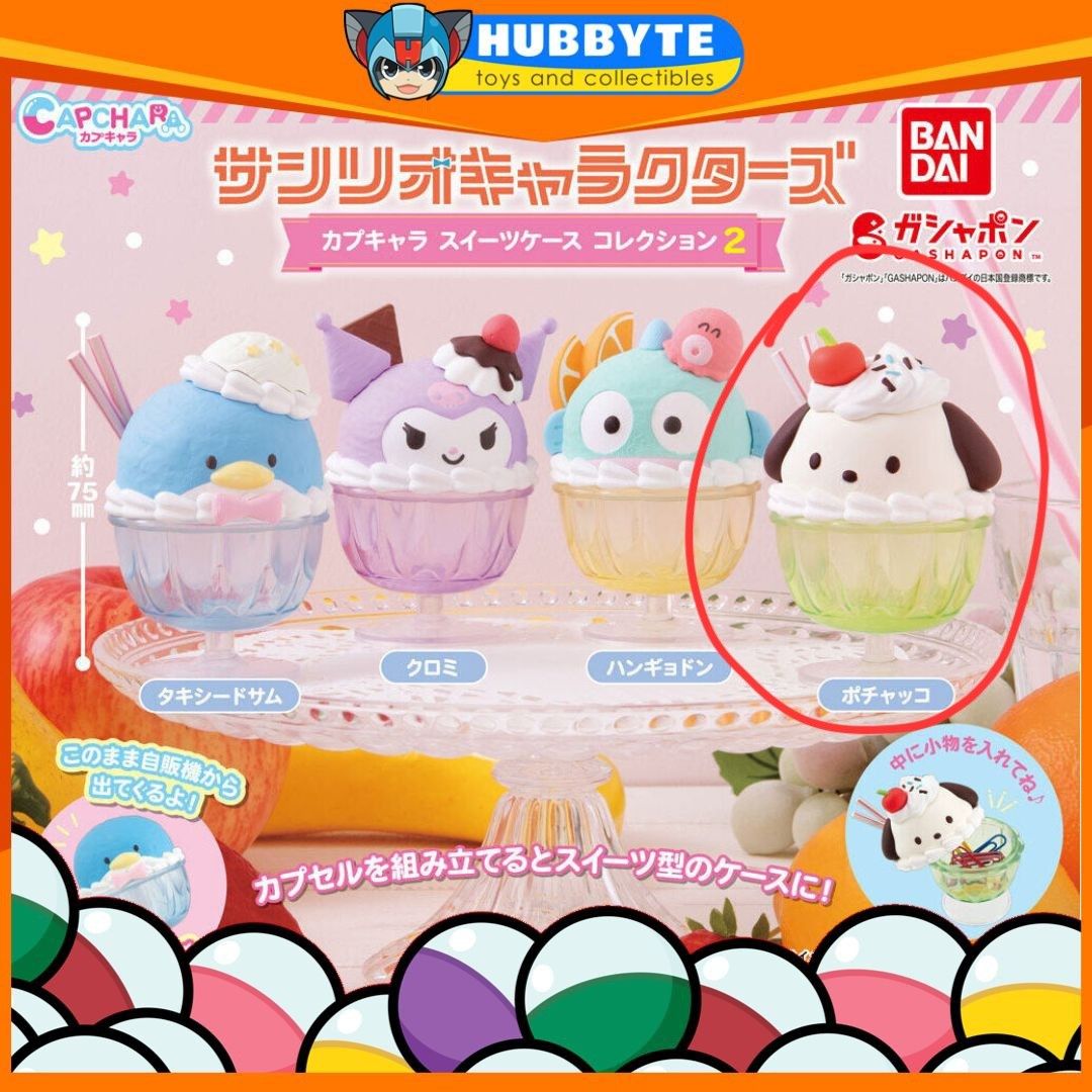 Sanrio Pochacco Figure (Category: Designer & Blind Box Toys) located in Rizal. Submitted by touzi (Listing ID 1428984573, Image 1). Description: Make sure to read all the details provided, only ask questions if you need clarifications. •About the item: This item is an official Pochacco merchandise from Sanrio produced by Bandai Gashapon. It is meant to be assembled by yourself, there is a step by step instruction inside to guide you in building i