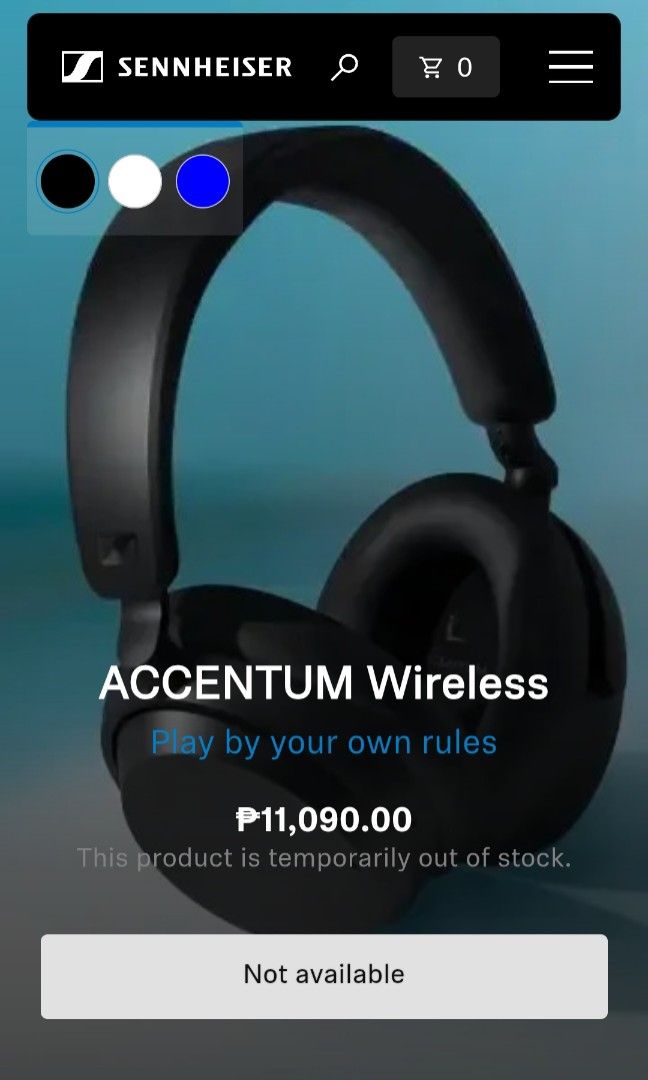 Sennheiser Headphones (Category: Earphones) located in Quezon City. Submitted by liz11888 (Listing ID 1428886433, Image 1). Description: Brand New RFS: Decluttering OG Price: P11,090 Shipping c/o buyer Payment: Online Bank or Gcash.
