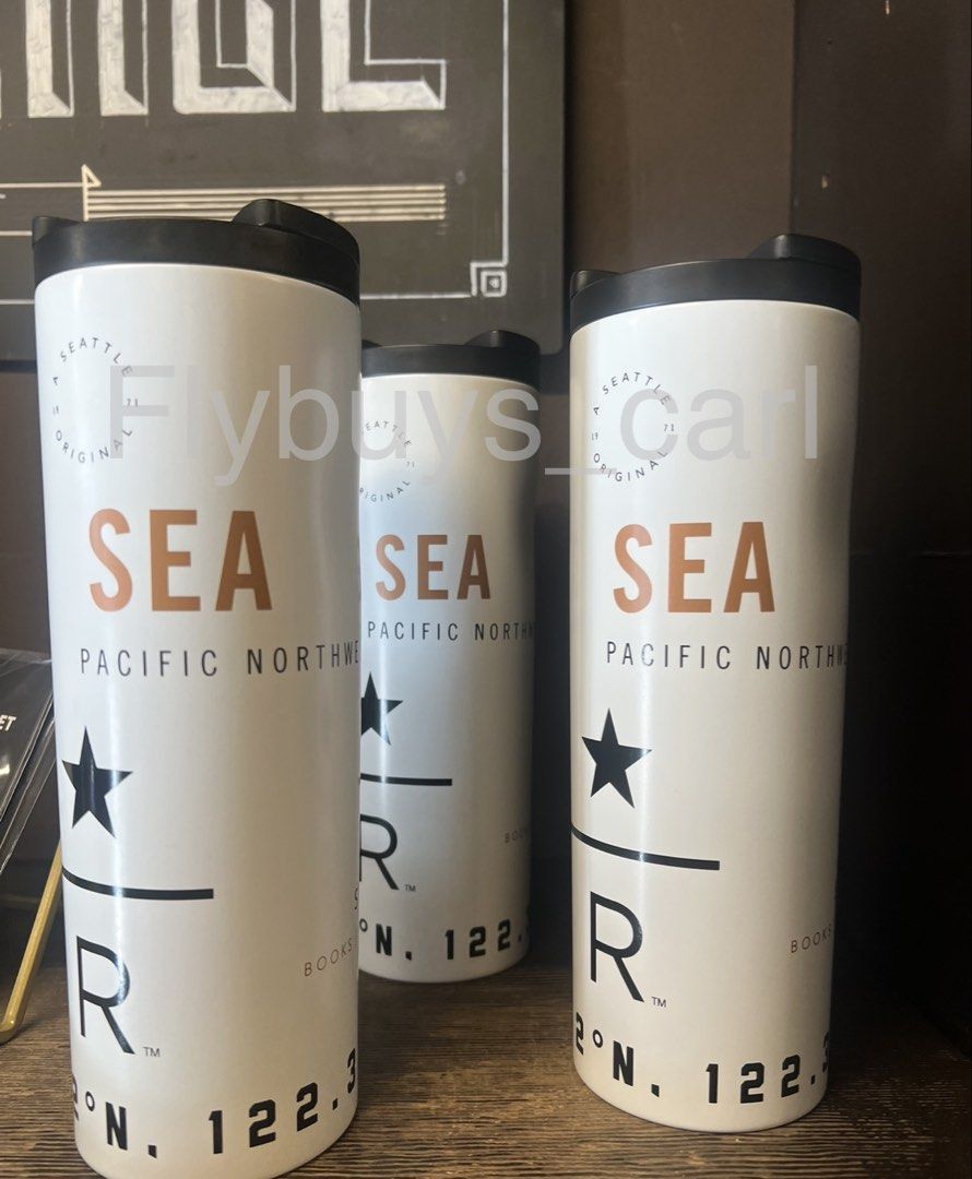 Starbucks Reserve Tumbler (Category: Water Bottles & Tumblers) located in Quezon City. Submitted by flybuys_carl (Listing ID 1428805913, Image 1). Description: Starbucks Reserve Seattle Coordinate Stainless Steel Tumbler 16 Oz Brand new .