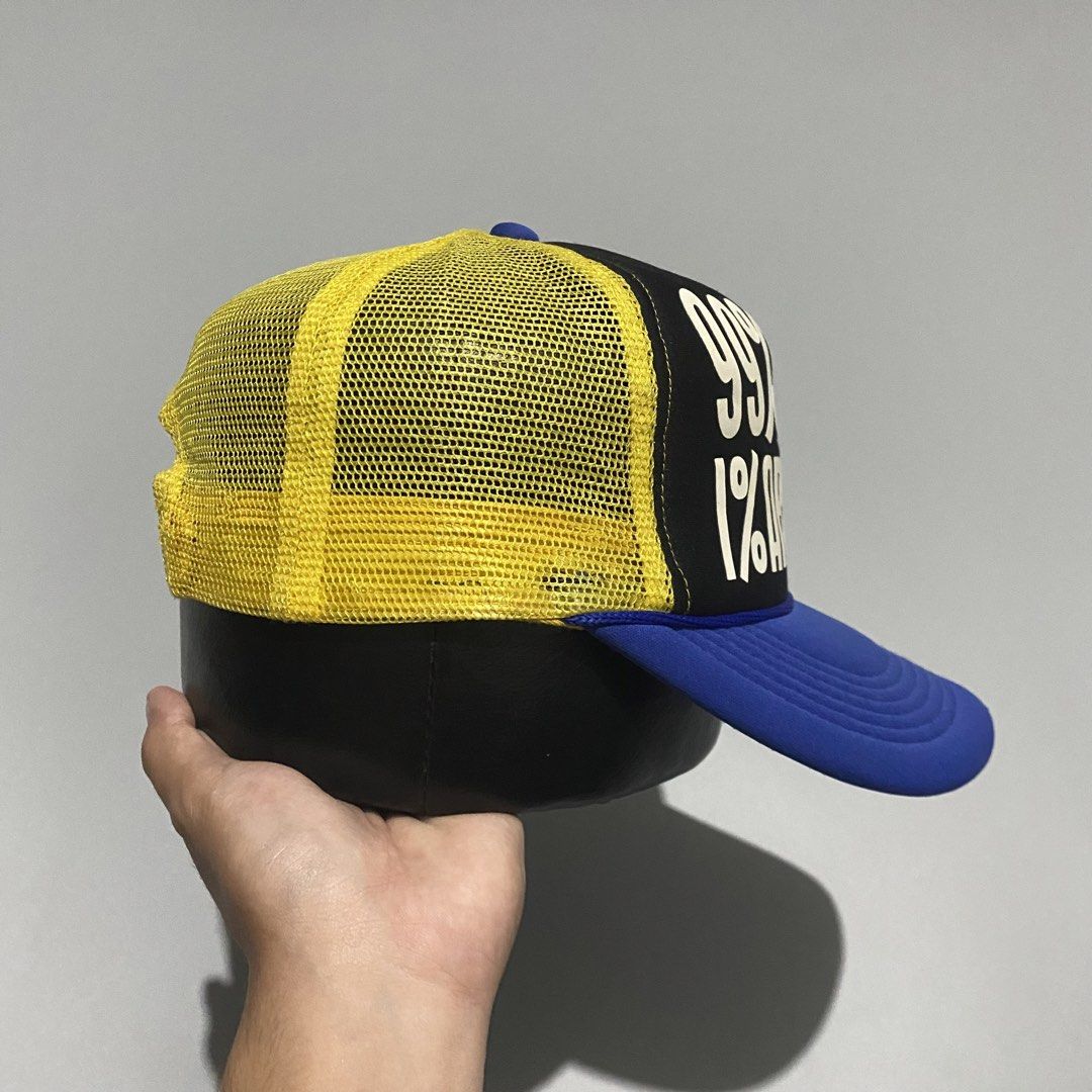 Statement - Trucker Cap (Category: Caps & Hats) located in Naga. Submitted by junked_garments_v2 (Listing ID 1428799523, Image 3). Description: Statement - Trucker Cap Condition: Excellent Color Rate: 9.5/10 Flaws: None OSFA Dm me to purchase!.