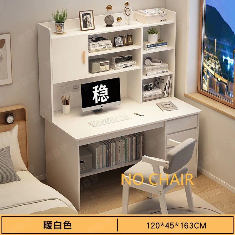 Study Desk With Storage Shelf | Home Office Study Table | Computer Desk ...