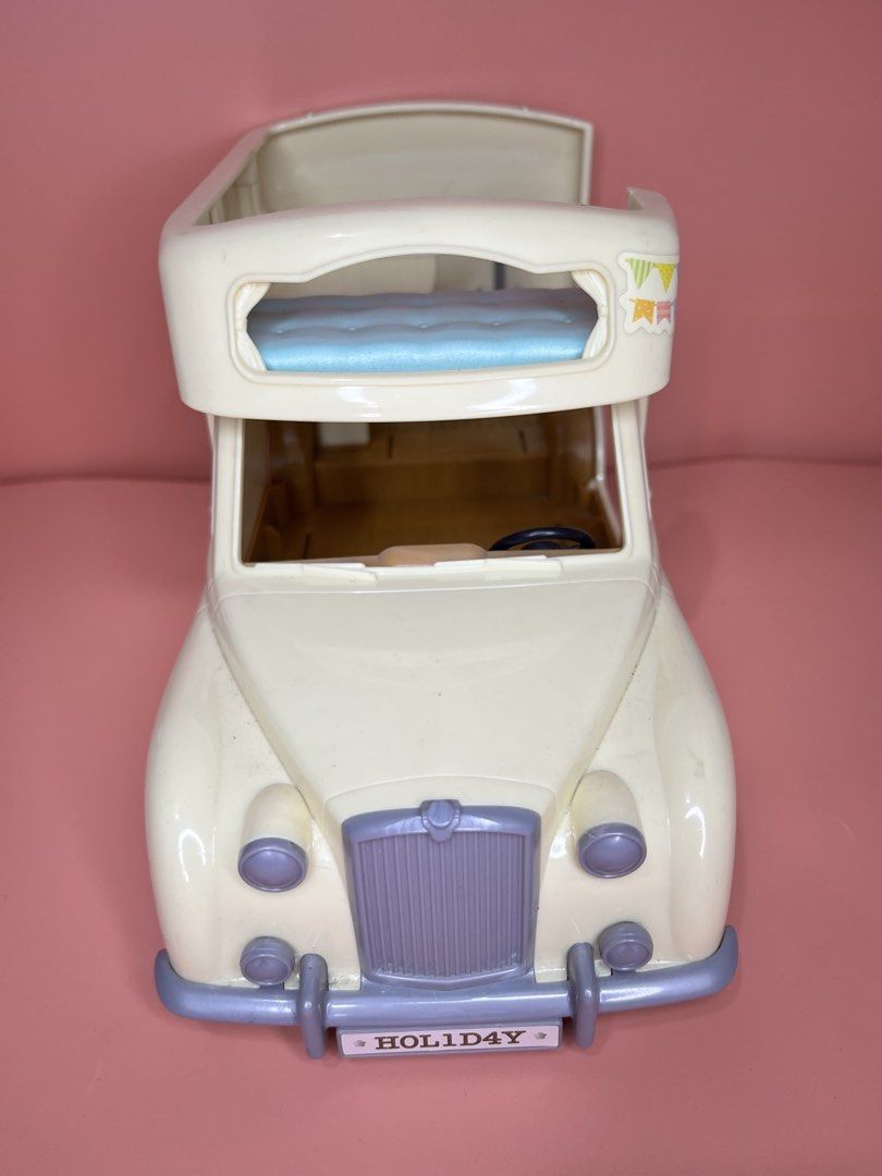 Sylvanian Families Camper Van (Category: Kids Toys) located in Caloocan City. Submitted by snapshop_ph (Listing ID 1428853682, Image 3). Description: Incomplete parts Epoch brand Sold as is No cracks or dents.