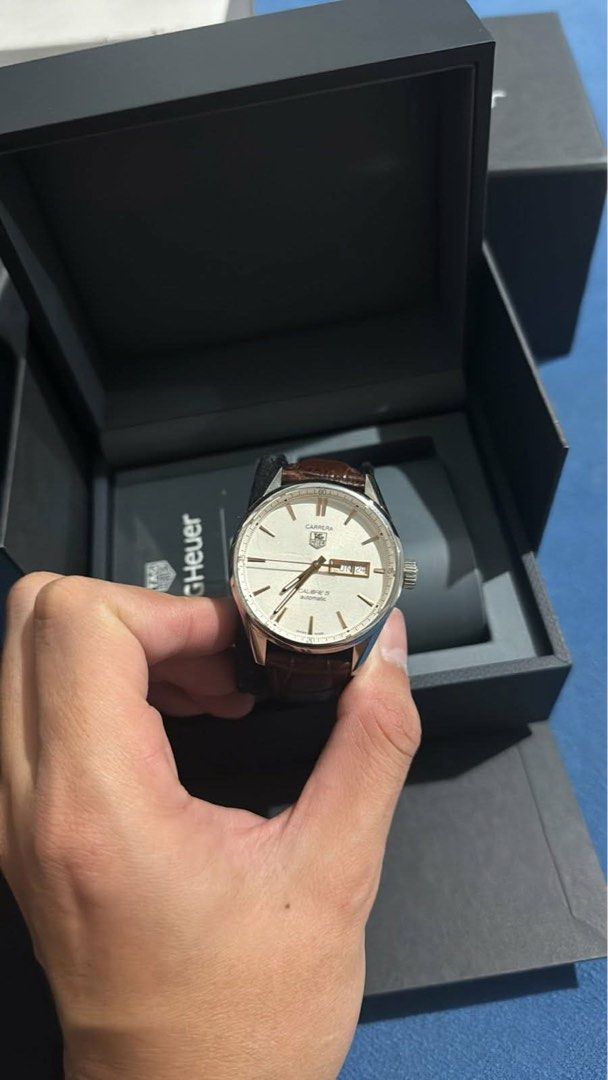 TAG Heuer Carrera Calibre 5 Automatic Watch (Category: Men's Watches) located in Pasay City. Submitted by desencombrerleschoses (Listing ID 1428803527, Image 1). Description: negotiable. pls message for more photos.
