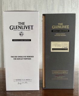 Glenlivet Single Cask Edition 18 Year Old, American Oak Barrel Cask, Cask #6240 whisky bottle