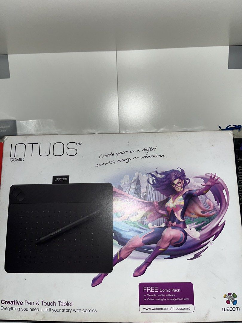 Wacom Intuos Comic Pen & Touch Tablet (Category: Other Accessories) located in Makati City. Submitted by peatsi_ (Listing ID 1428975712, Image 1). Description: Wacom Intuos Comic - 3000 php nego RFS: Need funds Complete set of replacement nibs (never used) Used only for school MOP: Gcash MOD: Lalamove Grab Meetup: Glorietta.