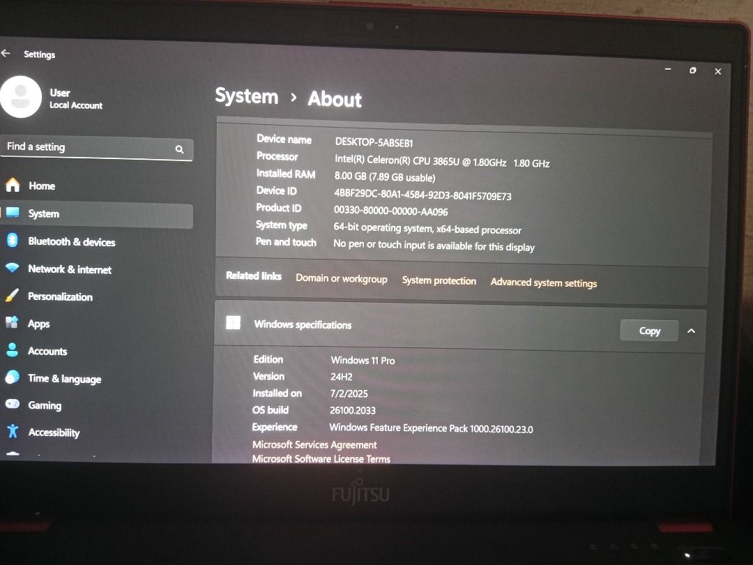  Desktop Computer - Intel Celeron, 8GB RAM413266045662679043