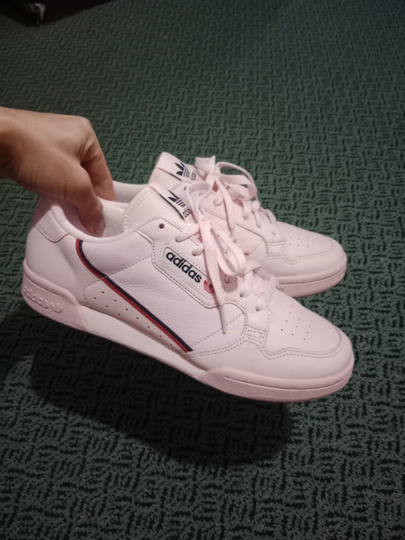 Adidas Continental 80s Pink Sneakers (Category: Sneakers) located in Angeles City. Submitted by pao20 (Listing ID 1429010126, Image 2). Description: Di man ganong nagamit like new with box.