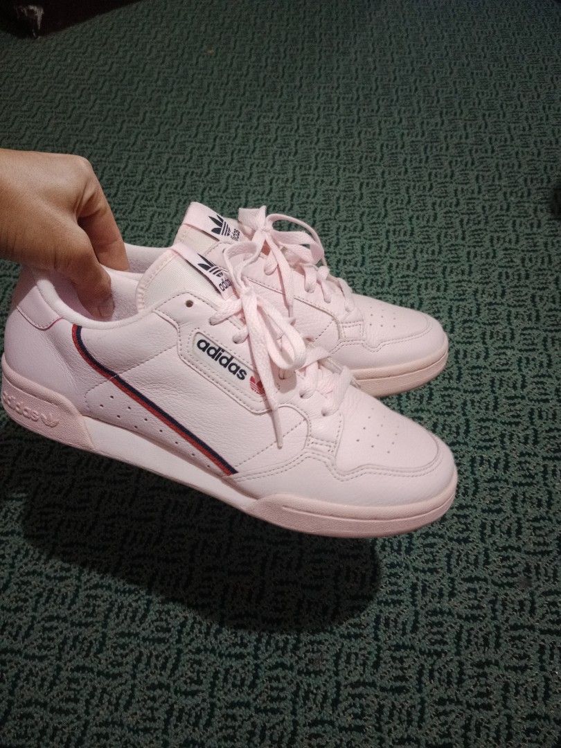 Adidas Continental 80s Pink Sneakers (Category: Sneakers) located in Angeles City. Submitted by pao20 (Listing ID 1429010126, Image 3). Description: Di man ganong nagamit like new with box.