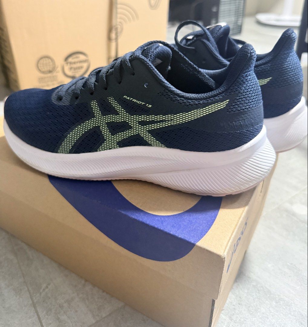 ASICS PATRIOT 13 👟 (Category: Sneakers) located in Mandaluyong City. Submitted by wanderoot (Listing ID 1429028425, Image 1). Description: 🏃‍♂️FOR SALE: ASICS PATRIOT 13 👟 P3,500 SIZE: US 6.5W Run light, run fast, run confident Used only once (not fit) ✨ Details: • Lightweight & breathable mesh upper • Cushioned comfort for everyday runs • Durable outsole for better grip • Sleek and sporty design 💯 Great for beginners and fitness enthusiasts 