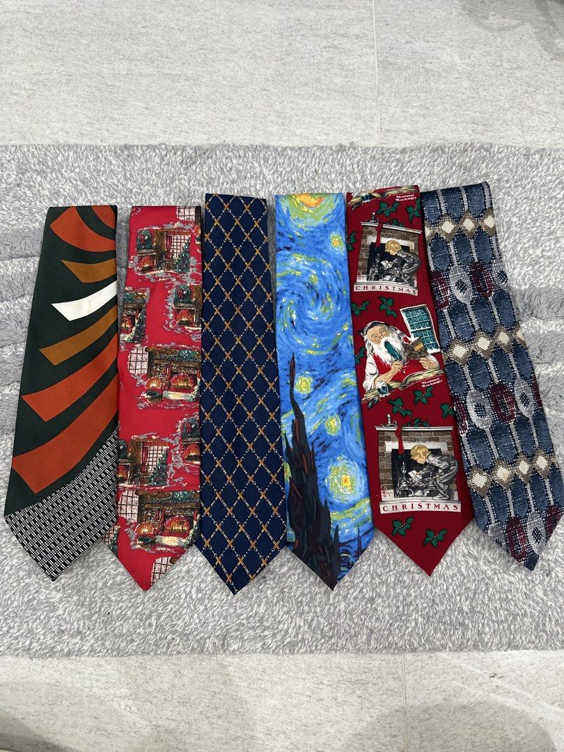 Assorted Patterned Ties (Category: Ties) located in Makati City. Submitted by twodoxies (Listing ID 1429020767, Image 1). Description: .