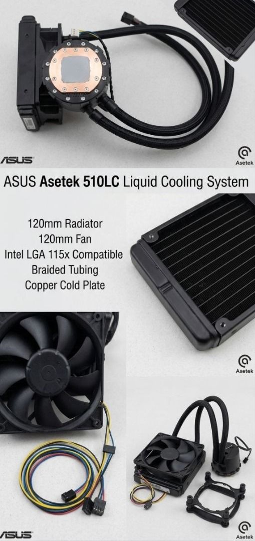 ASUS Asetek 510LC Liquid Cooling System (Parts 4/7)