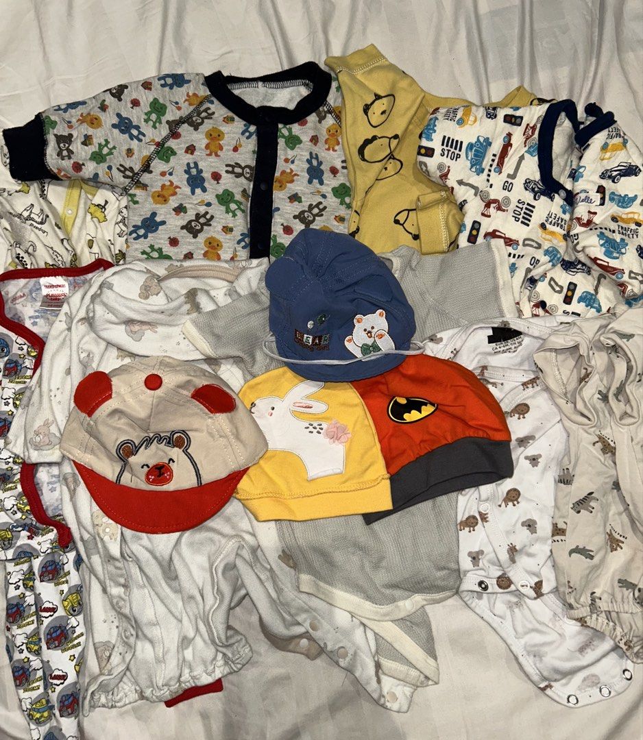 Baby Clothes and Hats Bundle, Babies & Kids, Babies & Kids Fashion on ...