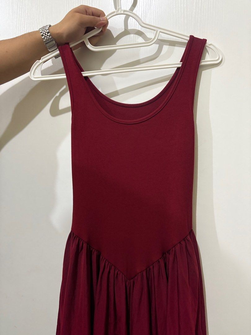 Brand New Red Maxi Dress (Category: Dresses) located in Taguig. Submitted by mandysellingph (Listing ID 1429115473, Image 3). Description: Bought in Thailand. Never worn, only stored. Really nice quality, but too small on me 😔.