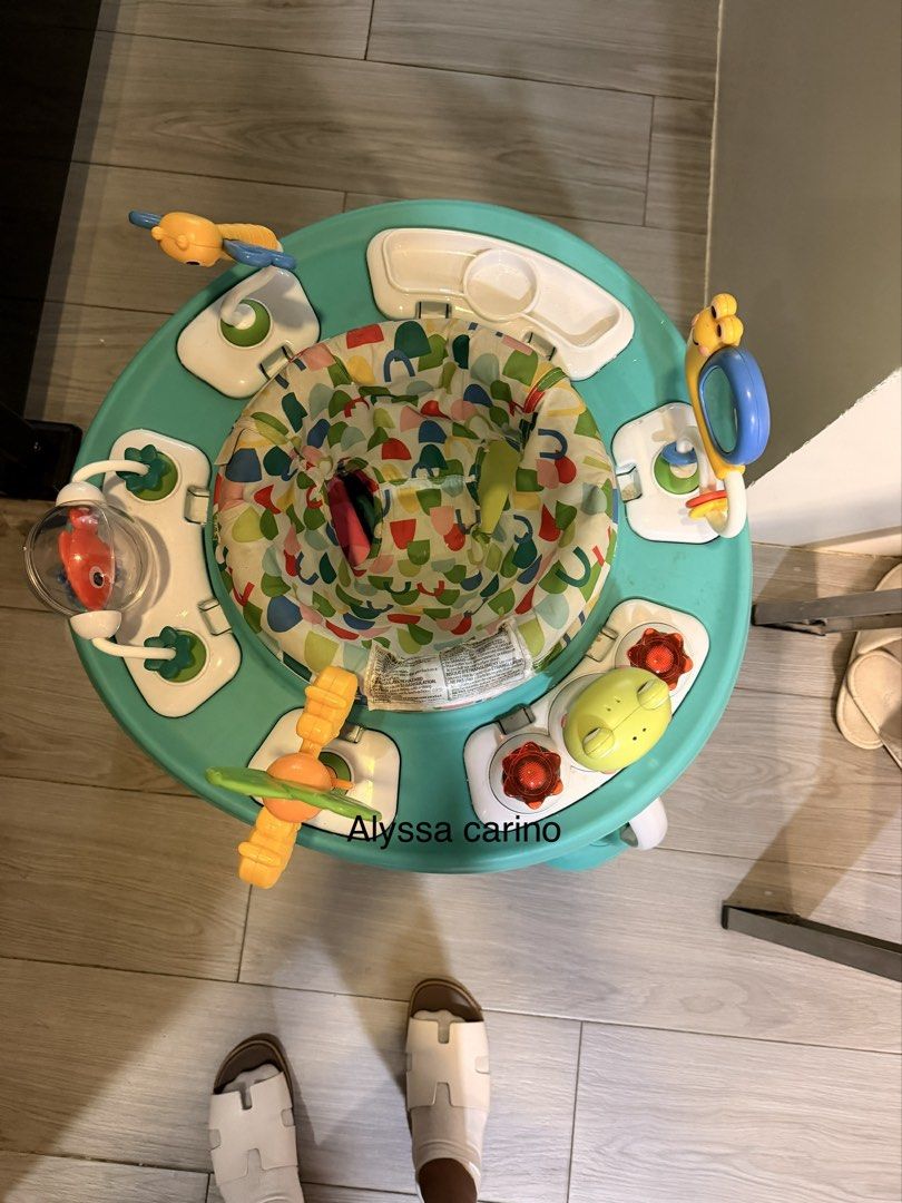 Bright Starts Activity Center (Category: Infant Playtime) located in Manila. Submitted by kylelucas10611 (Listing ID 1429129186, Image 3). Description: Bright starts playful pond 2 in 1 activity jumper Original price: 7999 Selling: 3000 Used but not abused Rfs: baby outgrew the item Antipolo/ marikina/ qc.