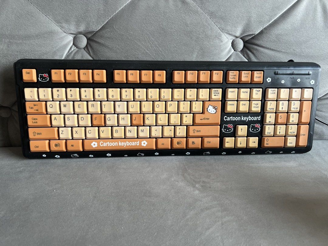 Cartoon Hello Kitty Keyboard467664782324541440