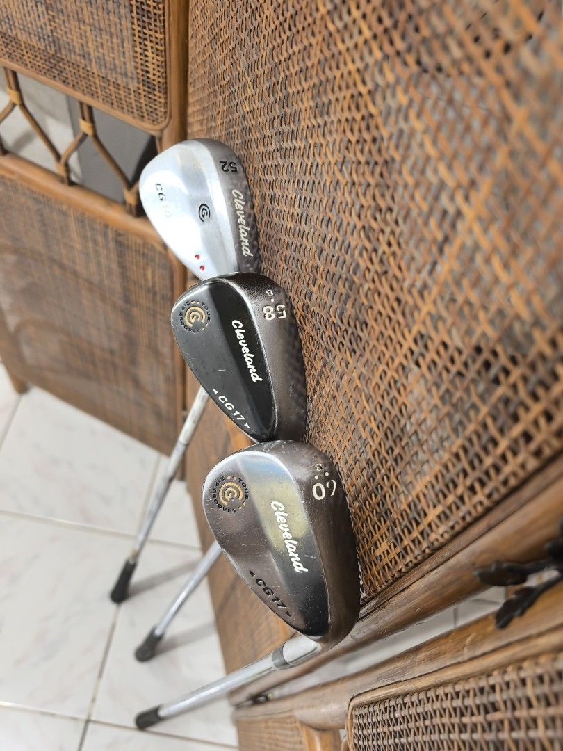 CLEVELAND WEDGE (Category: Golf) located in Caloocan City. Submitted by ace2729 (Listing ID 1429143656, Image 2). Description: CLEVELAND WEDGE CG10 52° CG17 58° 60° All ARE VERY GOOD CONDITION 💸2400 EACH 6K FOR 3 LOCATION: PUNTURIN VALENZUELA WE SHIP NATIONWIDE SF BUYER'S EXPENSE.