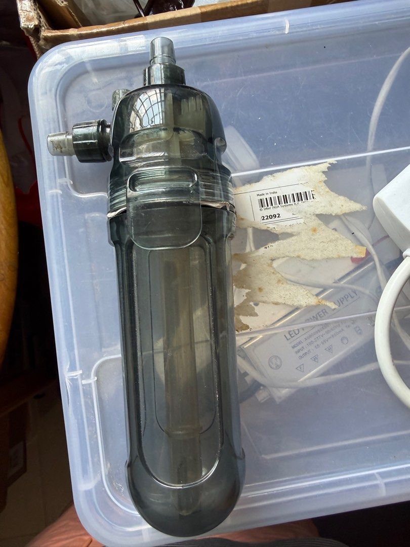 Co2 inline diffuser and Reactor (Category: Homes & Other Pet Accessories) located in Singapore. Submitted by laudunkiow (Listing ID 1429094028, Image 4). Description: ISTA Co2 external reactor. A new unit cost $19. Used unit sale for $12 Qanvee M2 out 16/22mm tank Co2 diffuser or atomizer. A new unit cost $24 Used unit sale for $15.