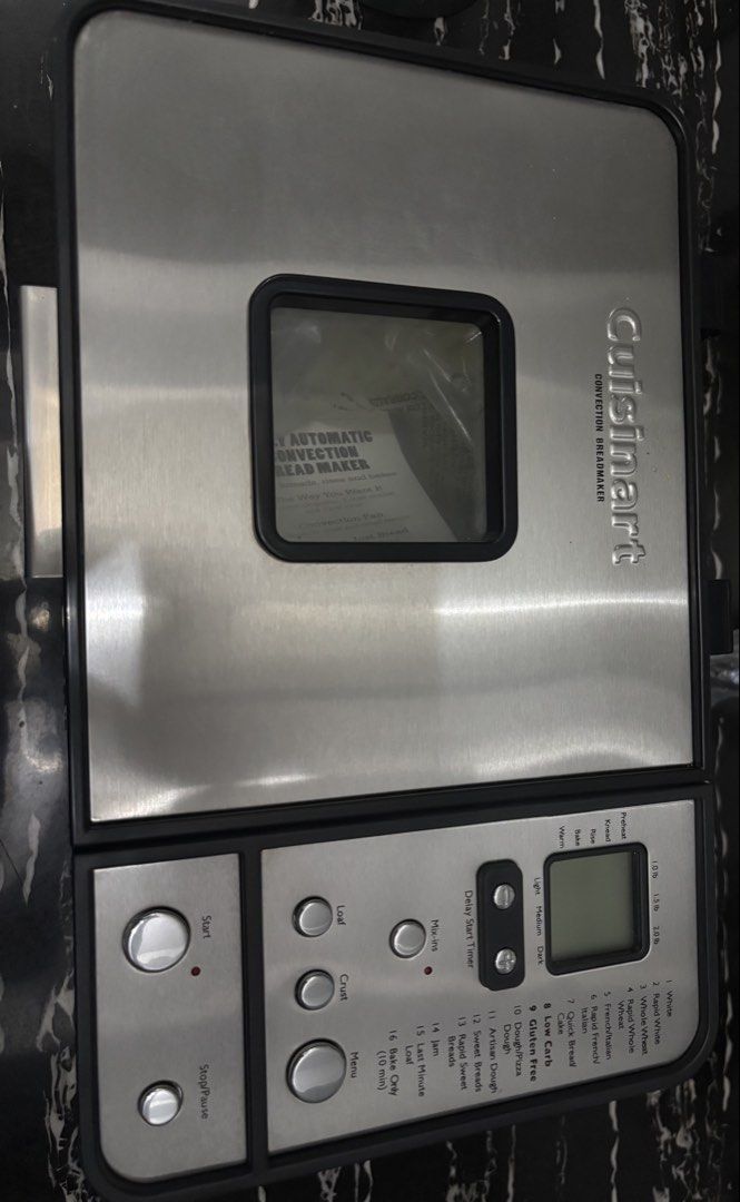 Cuisinart Convection Breadmaker (Category: Breadmakers) located in Manila. Submitted by saar40015 (Listing ID 1429098847, Image 2). Description: Negotiable Automatic bread maker with convention Never used Complete parts Clean Excellent condition RFS: not using .